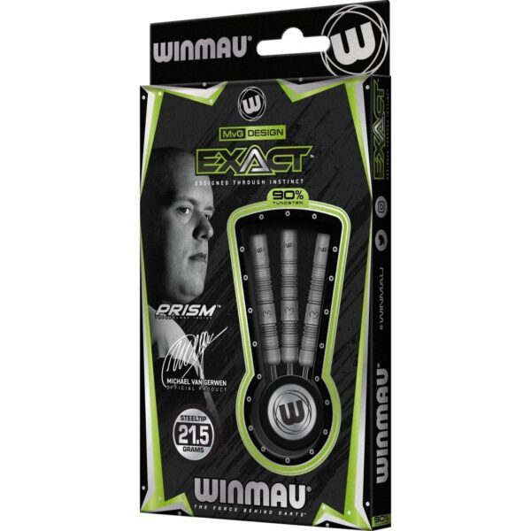 WINMAU - MVG EXACT DARTS - STEEL TIP - 90% TUNGSTEN - Image 3