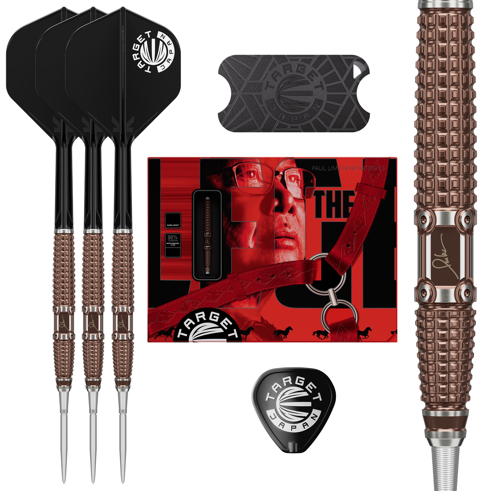 THE LEGEND GEN10 90% SP STEEL TIP DARTS - PAUL LIM